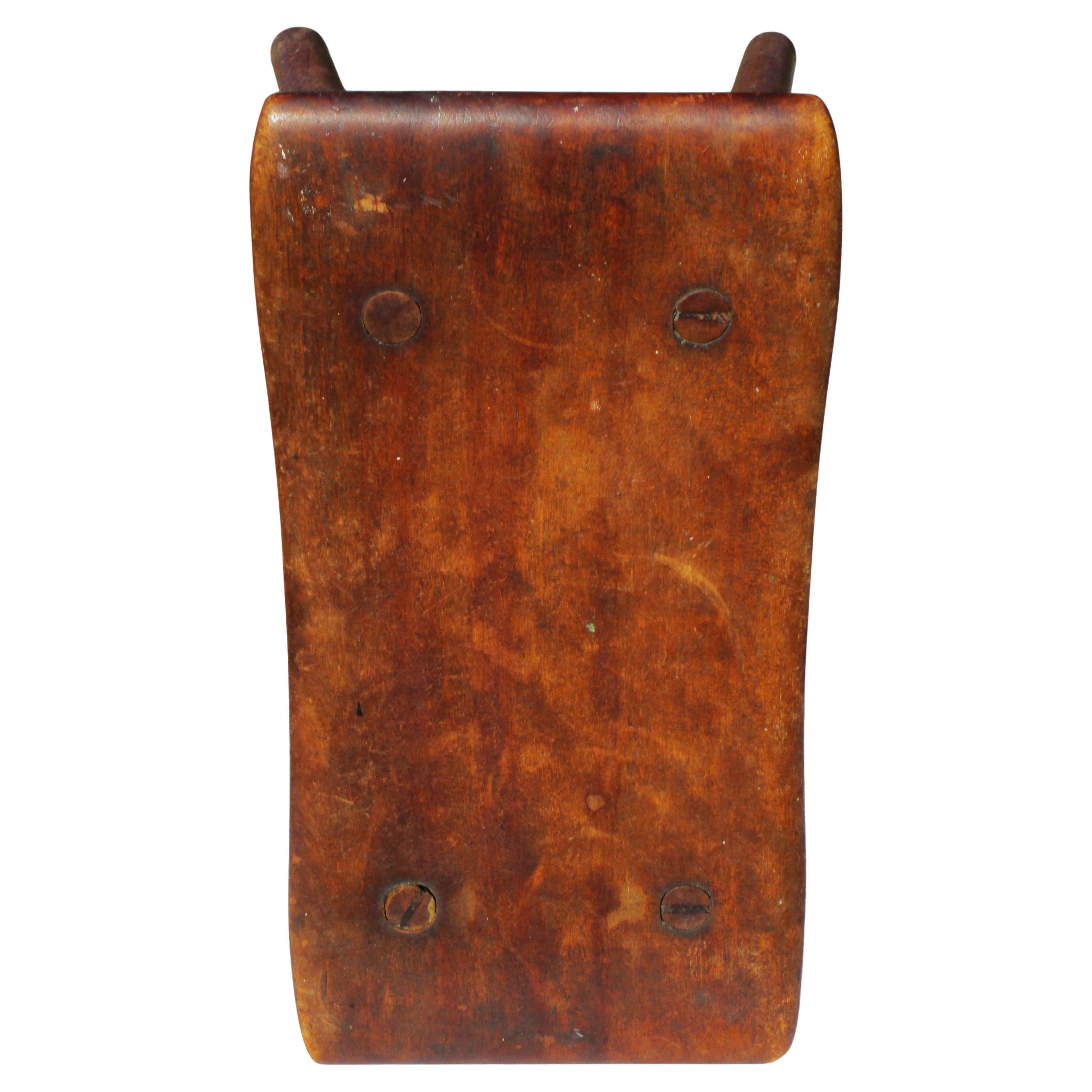 Tabouret primitif ancien Bon état - En vente à Rochester, NY