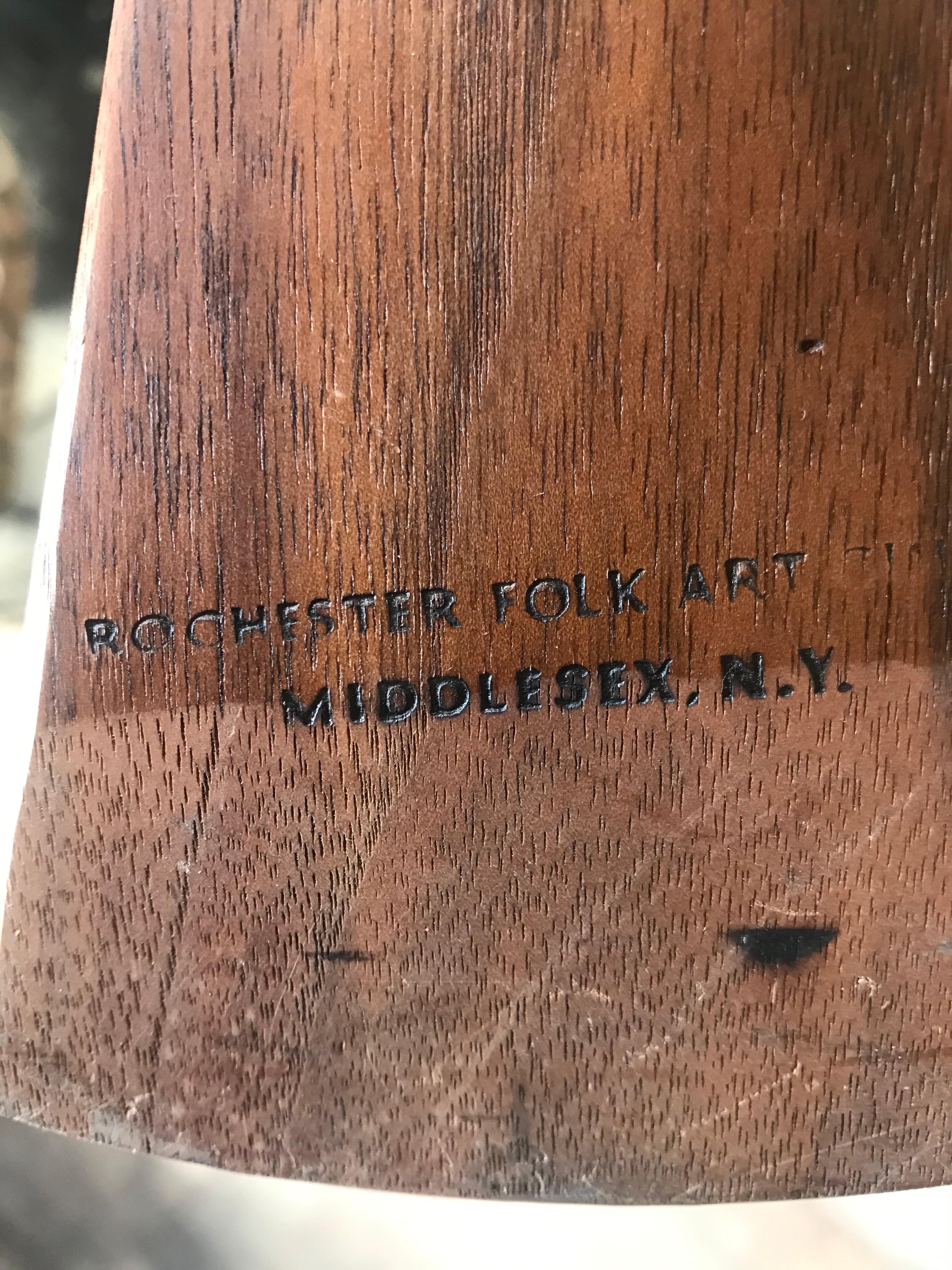 Handcrafted Rosewood Music Stand, Rochester Folk Art Guild after Wendell Castle In Excellent Condition In Buffalo, NY