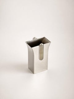 Set de vases artisanaux par AIREDELSUR & Shiva Safai Onyx & Silver Alpaca