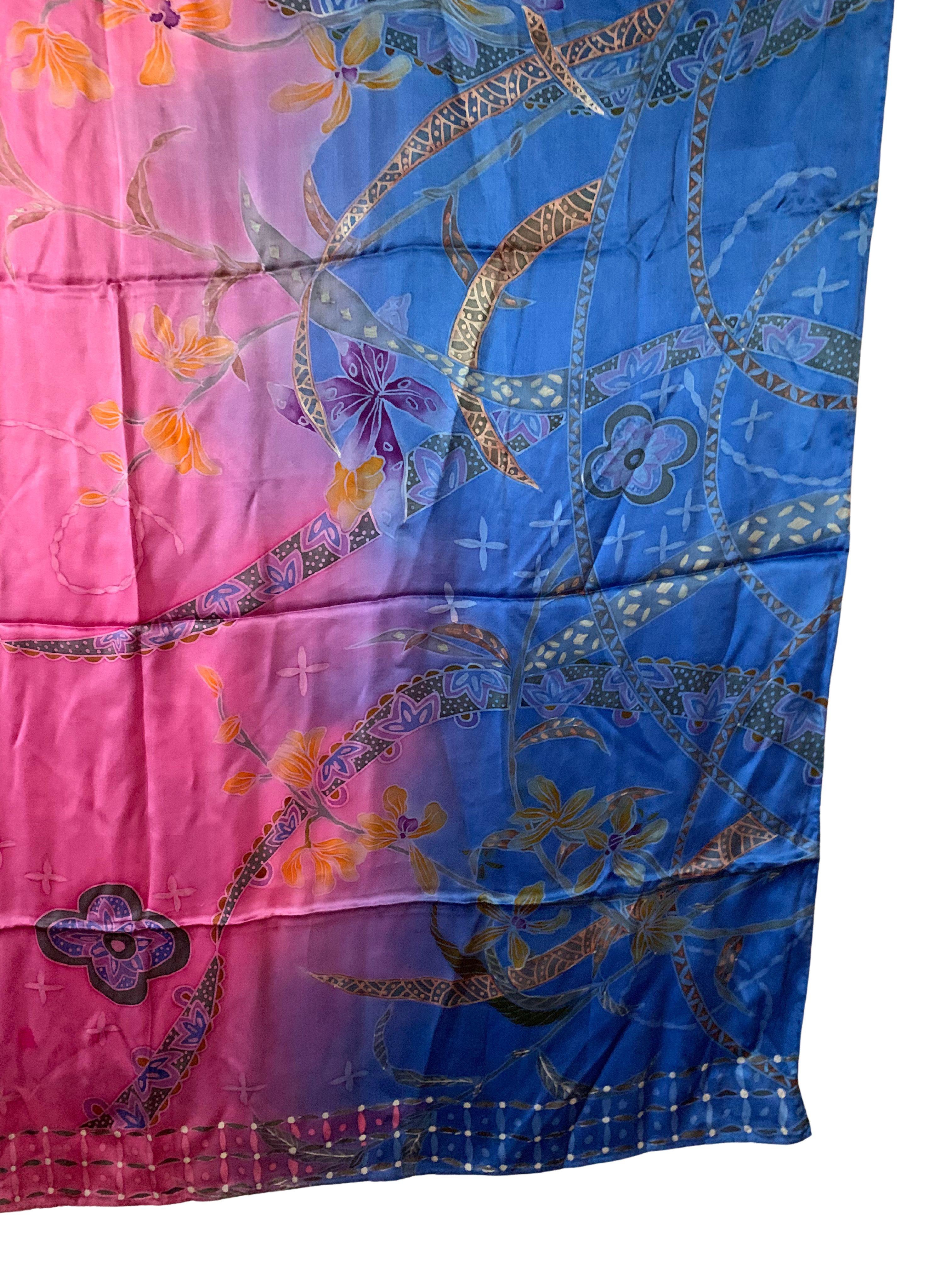 Malaisien Textile en soie fait à la main avec des détails étonnants en vente