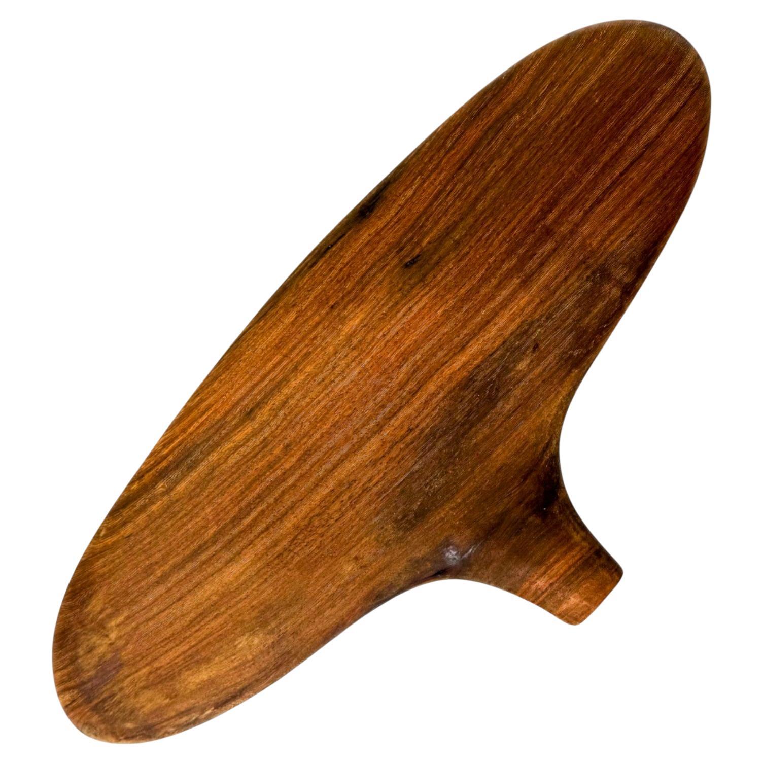 Hand-Crafted Small Cheese Board in Tzalam wood, Taller Maya, Mexico, 2024 For Sale