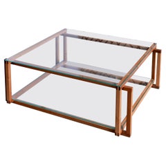 Mesa de sofá artesanal de madera maciza de cerezo de Laura Maasry, Berlín, 2020