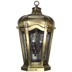 Hand Crafted Solid Brass Hanging Lantern