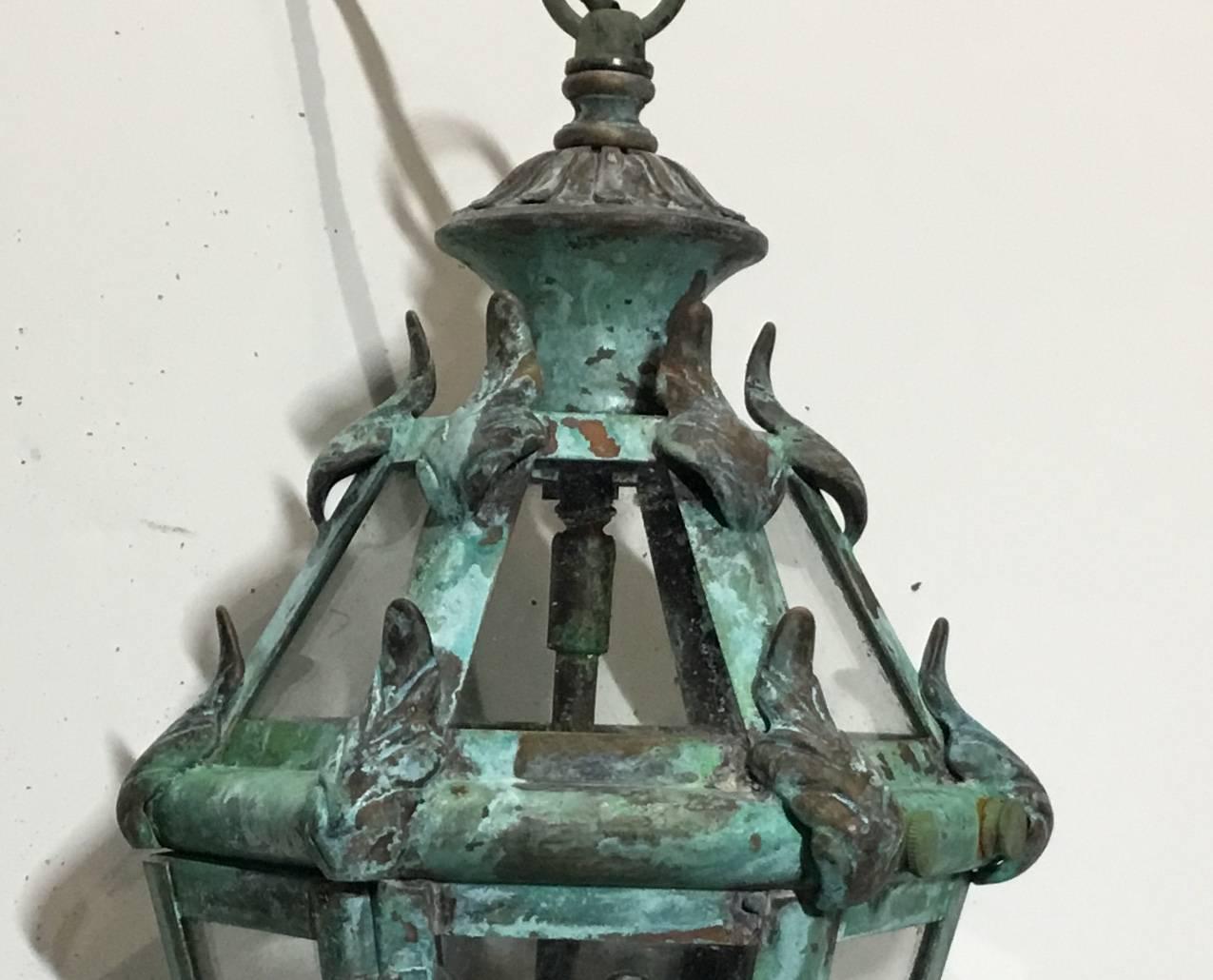 Handcrafted Solid Brass Venetian Courtyard Lantern 2