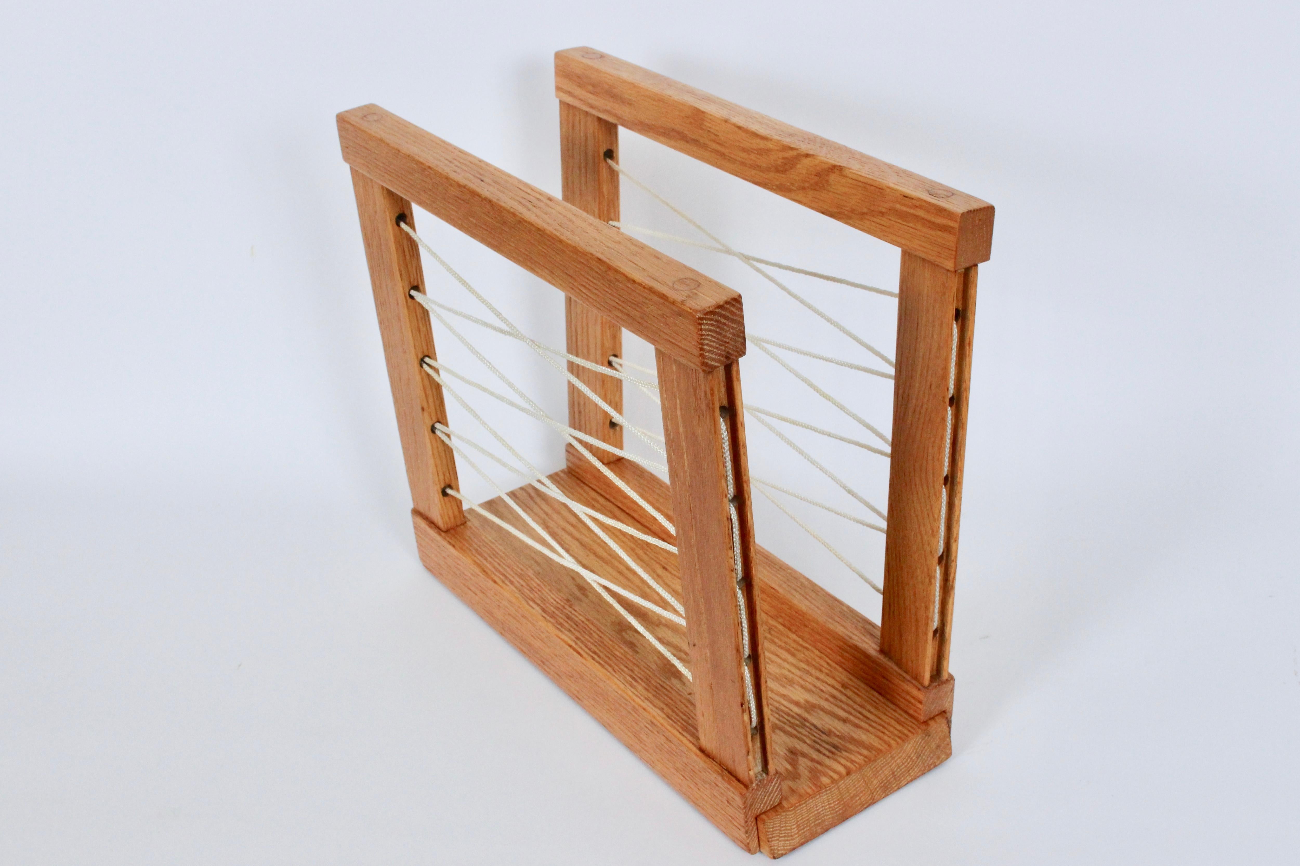 repurpose wooden magazine rack