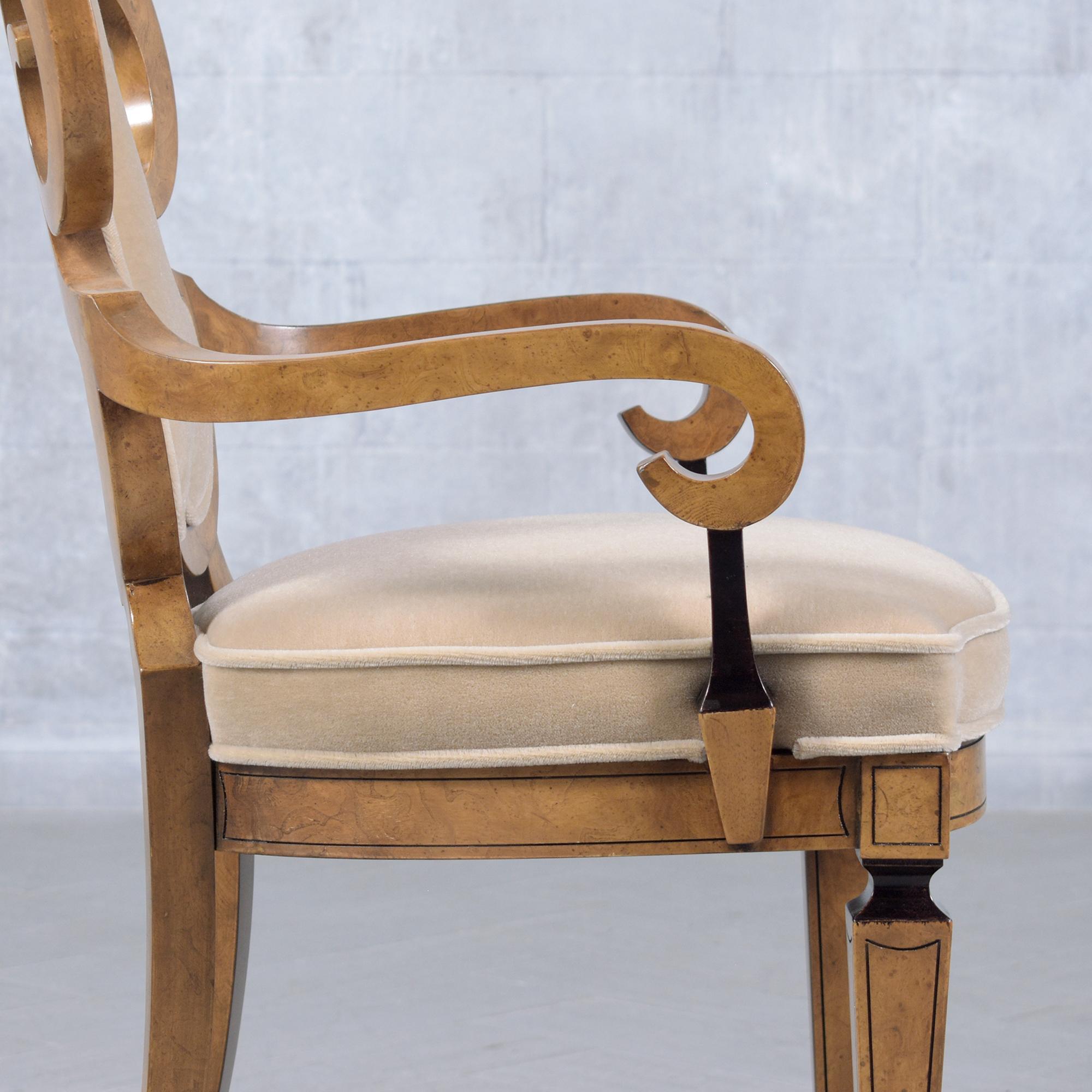 Renzo Rutili for Johnson Furniture: Restored Mid-Century Maple Dining Chair Set For Sale 8