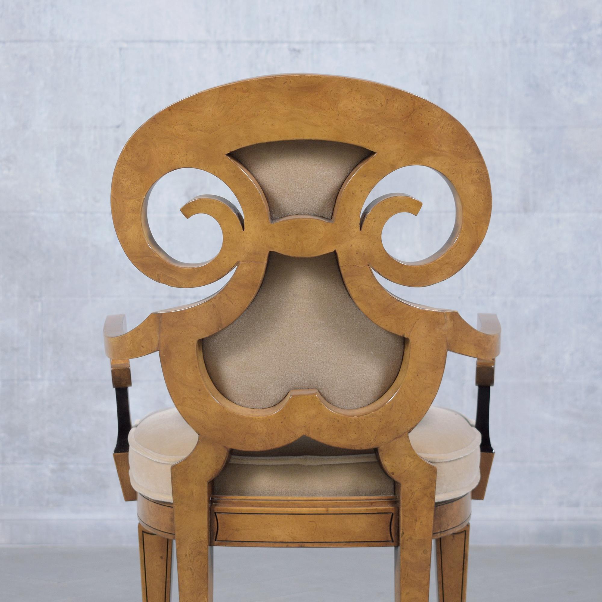 Renzo Rutili für Johnson Furniture: Restauriertes Esszimmerstuhl-Set aus Ahornholz aus der Mitte des Jahrhunderts im Angebot 10