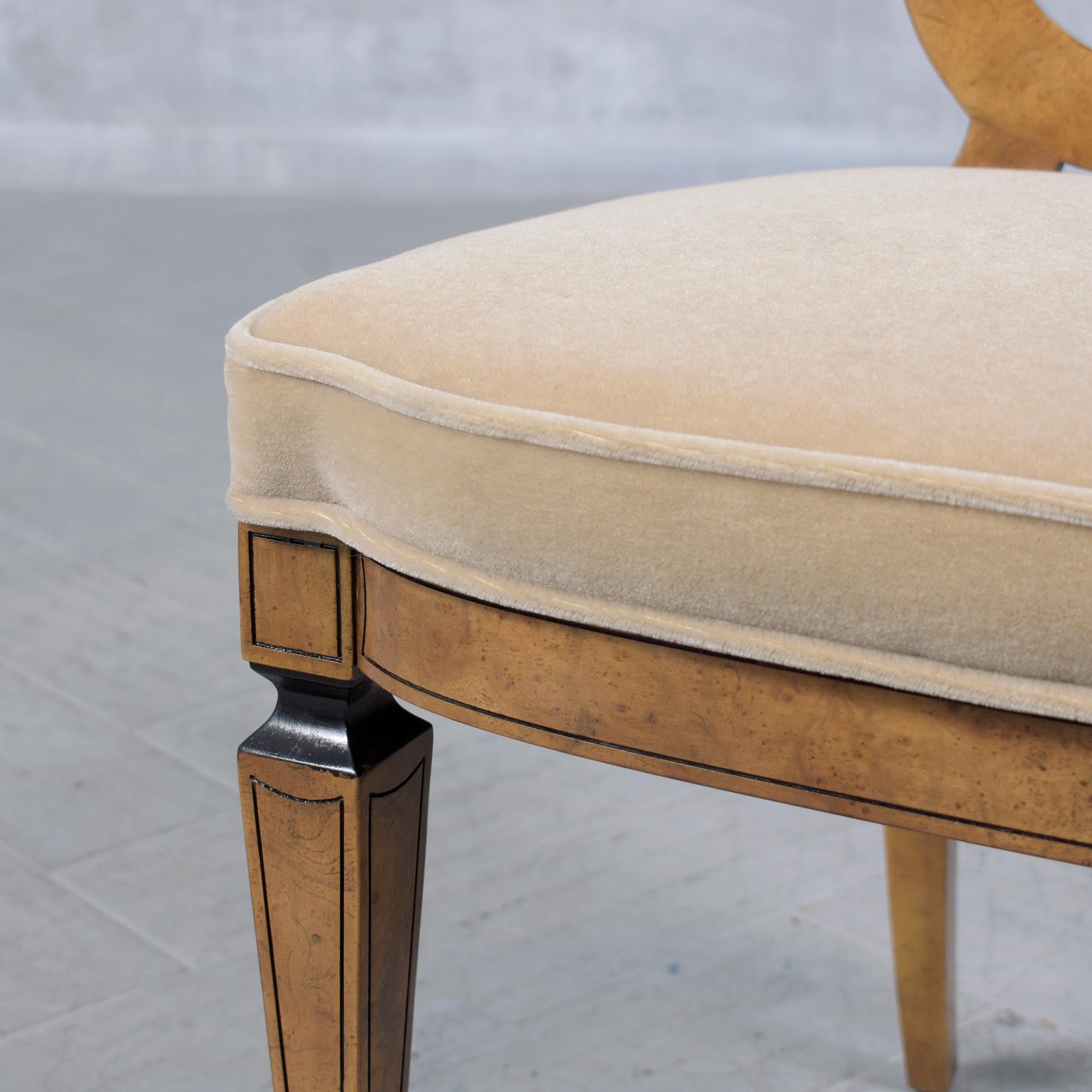 Renzo Rutili für Johnson Furniture: Restauriertes Esszimmerstuhl-Set aus Ahornholz aus der Mitte des Jahrhunderts im Angebot 5