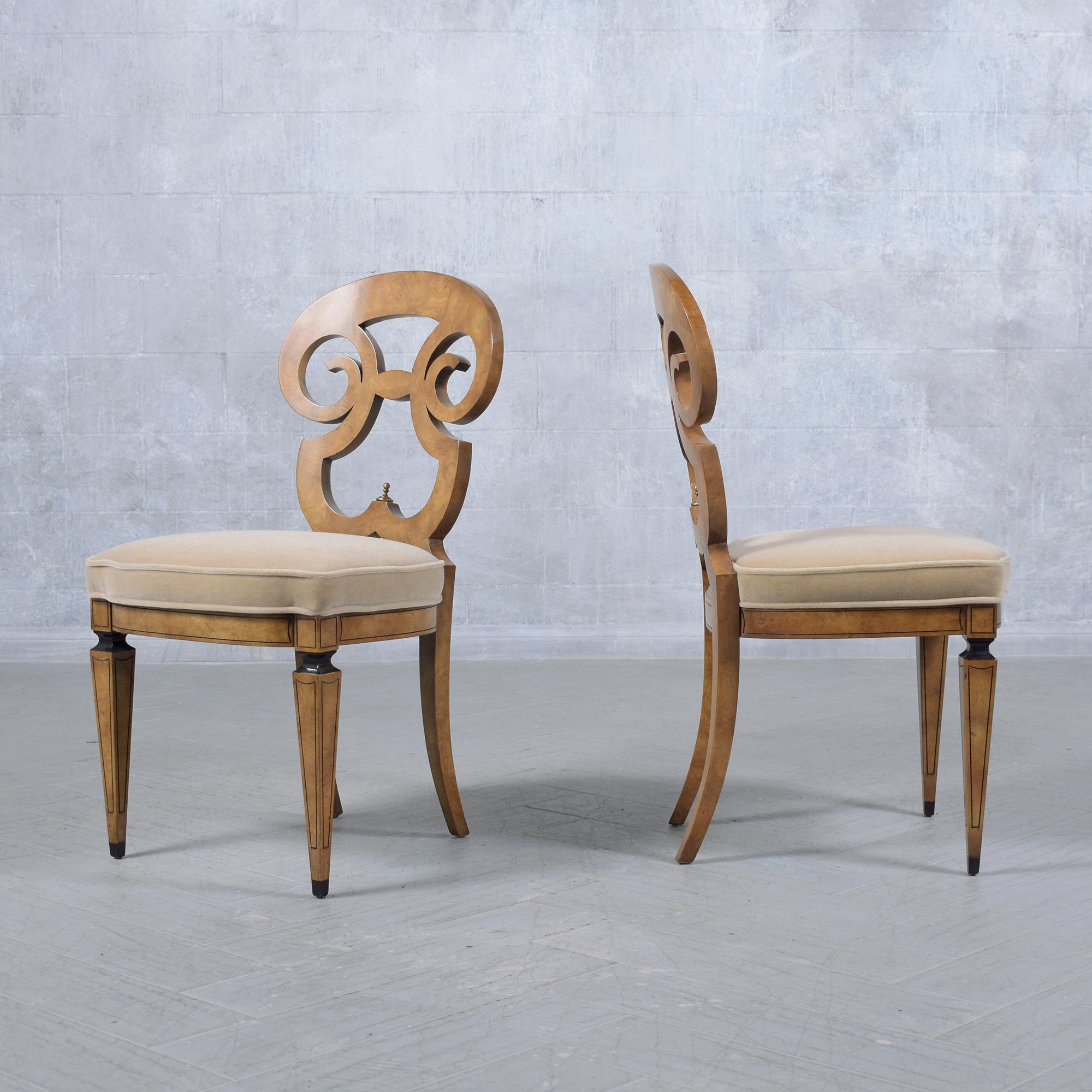Renzo Rutili pour Johnson Furniture : Ensemble de chaises de salle à manger en érable du milieu du siècle restauré en vente 6