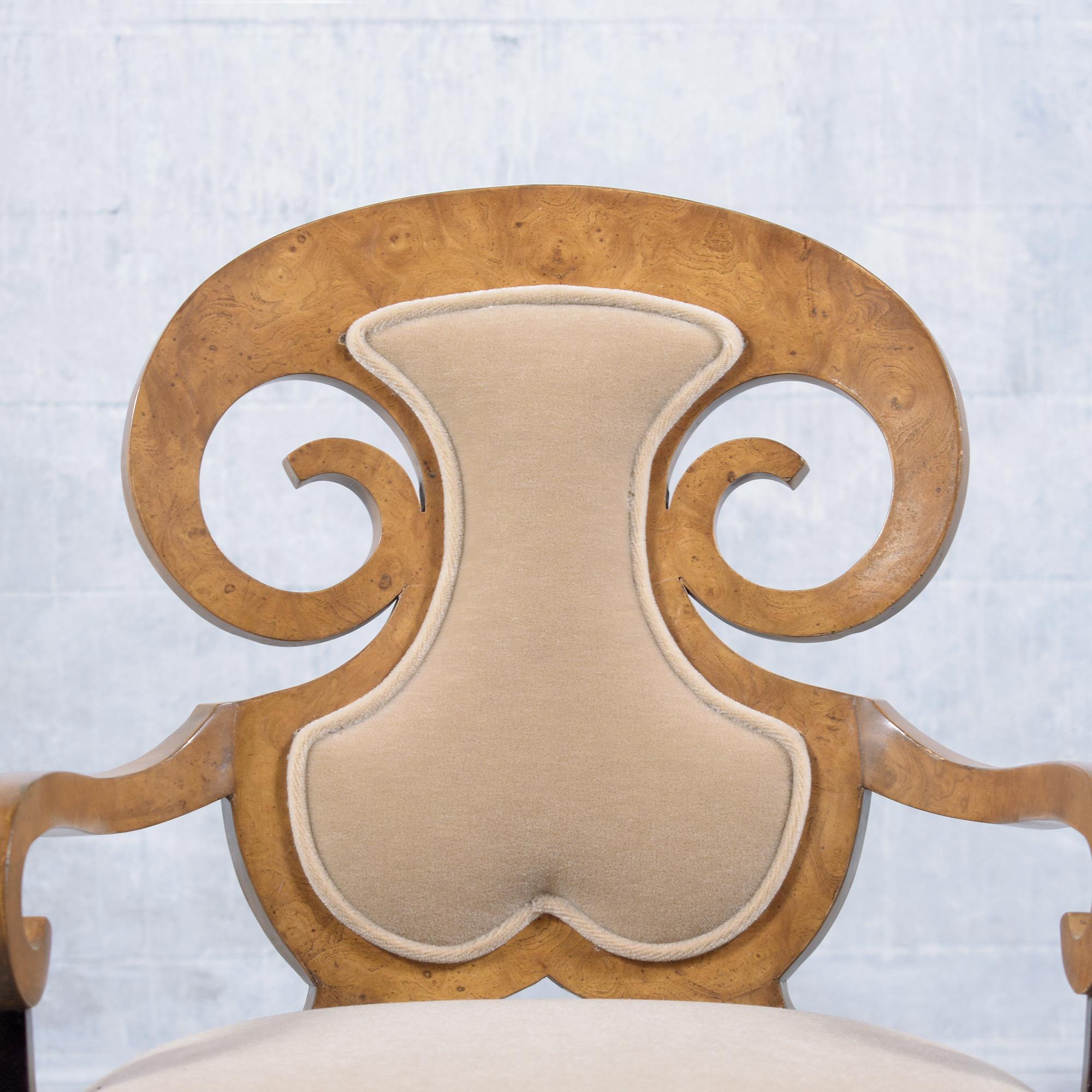 Milieu du XXe siècle Renzo Rutili pour Johnson Furniture : Ensemble de chaises de salle à manger en érable du milieu du siècle restauré en vente