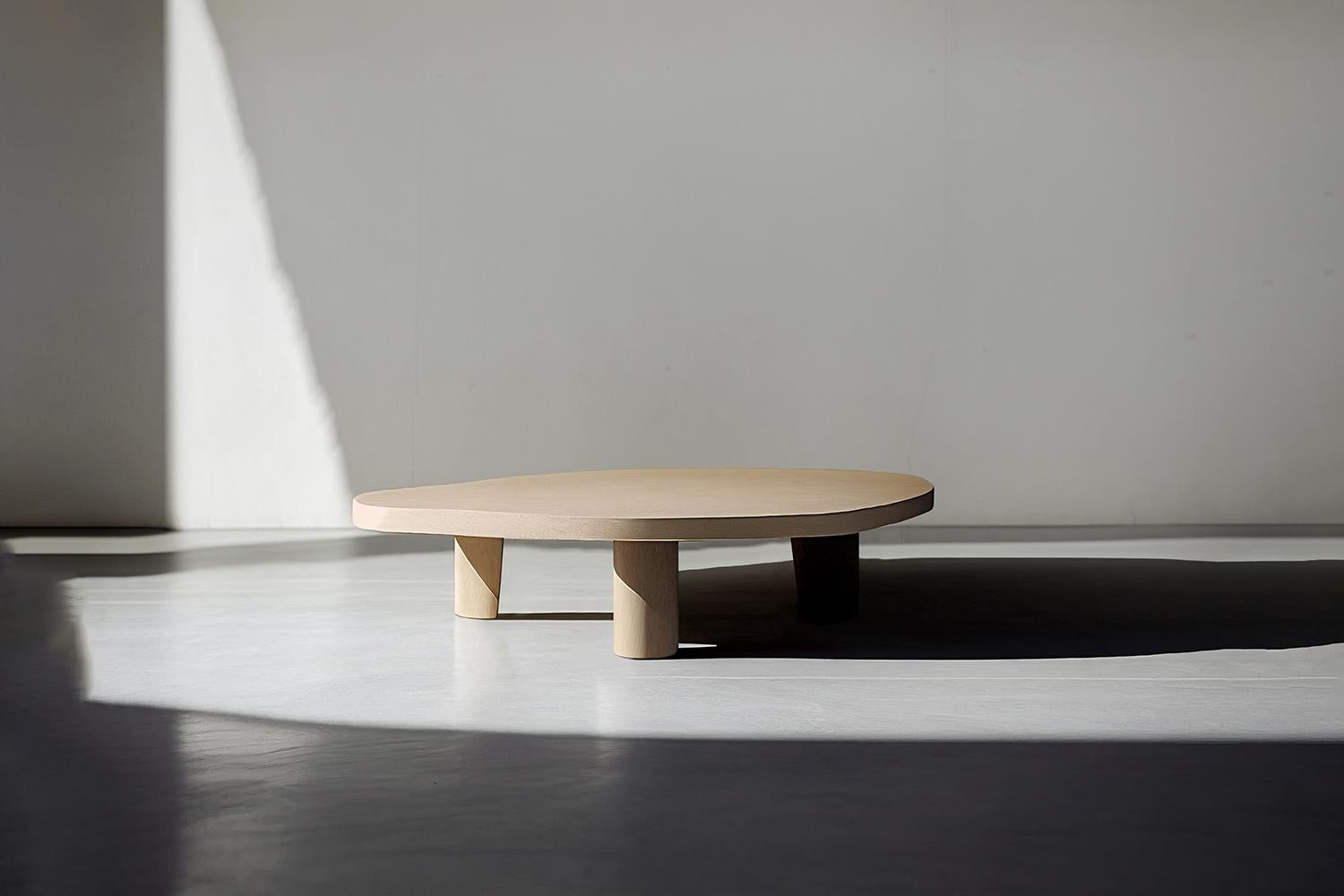 Asimetric coffee table with 4 legs made of solid thick oak.
Product made to order; some variances may apply to the final piece. 

——

NONO is a Mexican design brand with more than 10 years of experience dedicated to the production of interior