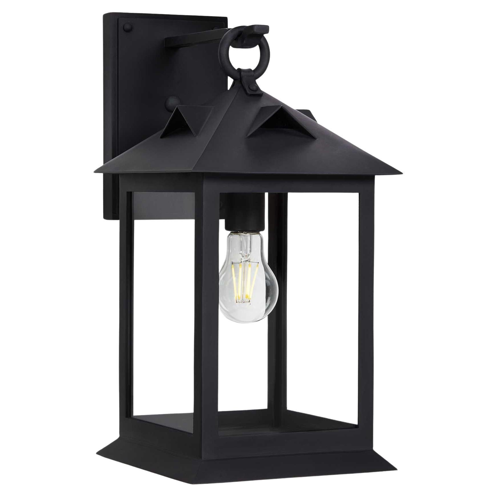 The Monterey Claro Tall featuring a taller frame, has balanced proportions perfectly blending the Spanish Colonial Revival and Craftsman styles. Simple yet elegant, this lantern embodies the sturdy structuring of the Craftsman cottage, mimicking the