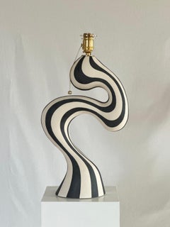 Hand crafted table lamp by Norwegian artist Jossolini.
