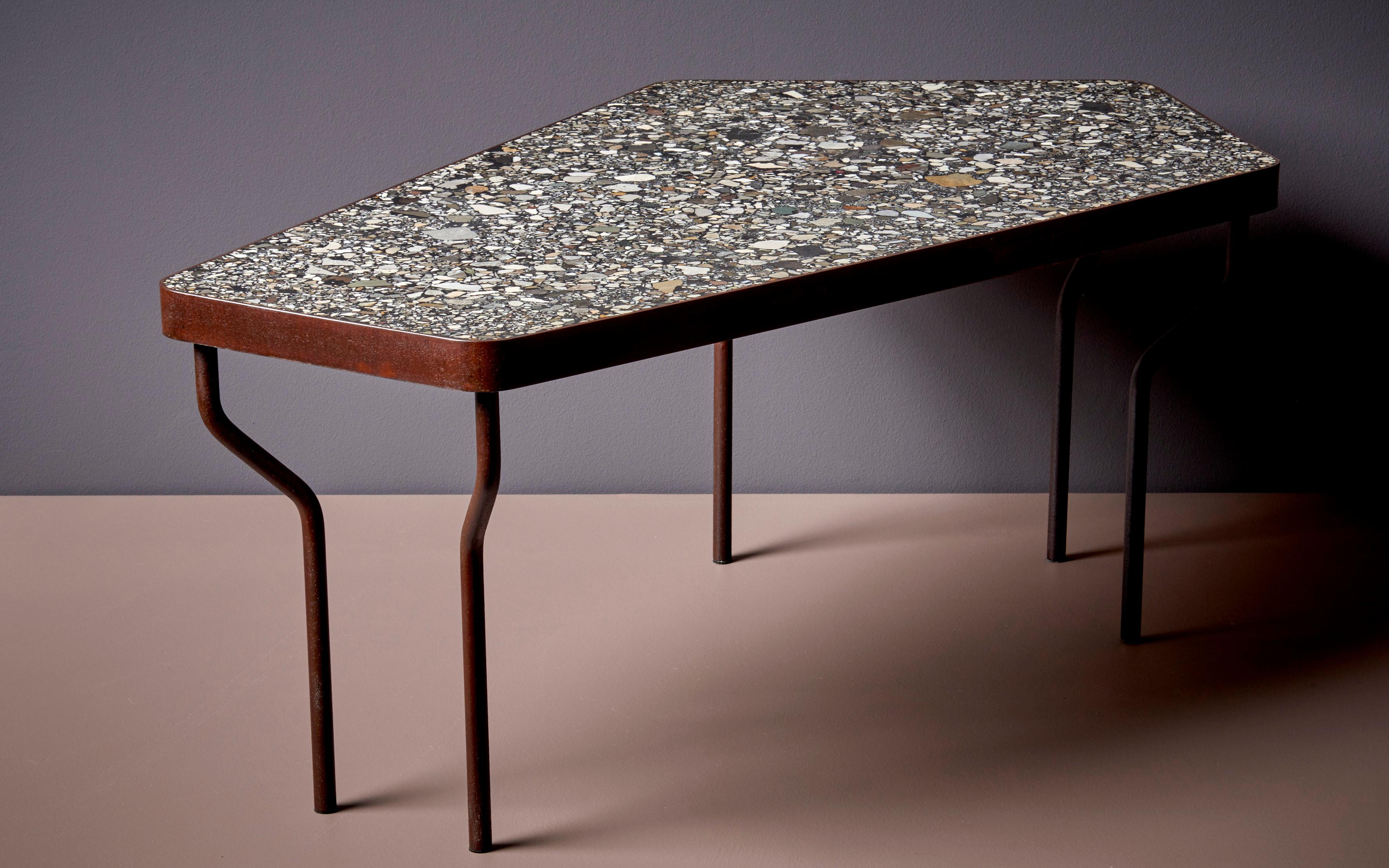 Austrian Handcrafted Terrazzo Coffee Table 