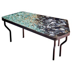Hand-crafted Terrazzo Coffee Table "Prince-Clint" by Felix Muhrhofer, Austria