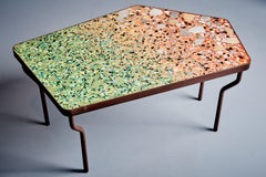 Mesa de centro artesanal de terrazo "Prince-Kathryn" de Felix Muhrhofer, Austria