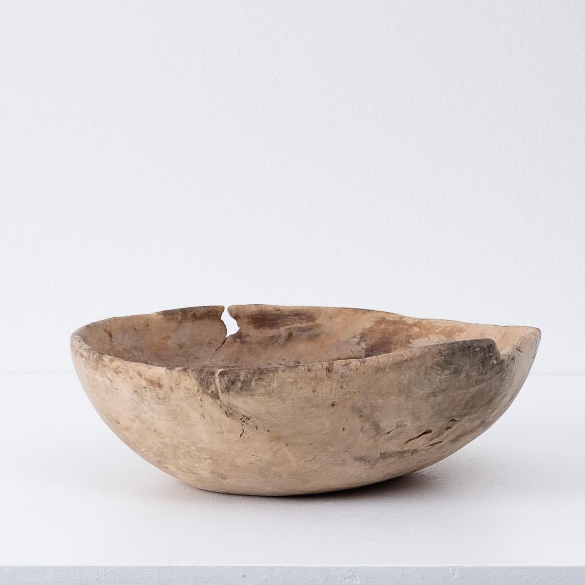 Hand Crafted Wooden Dough Bowl 5