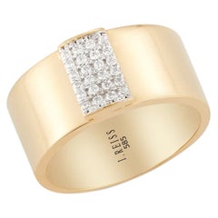 Hand-Crafted Yellow Gold Polish-Finished Ring