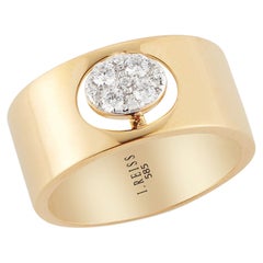 Hand-Crafted Yellow Gold Polish-Finished Ring