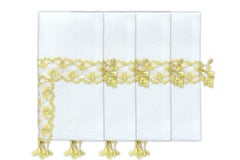 Handgehäkelte Servietten (4er-Set)