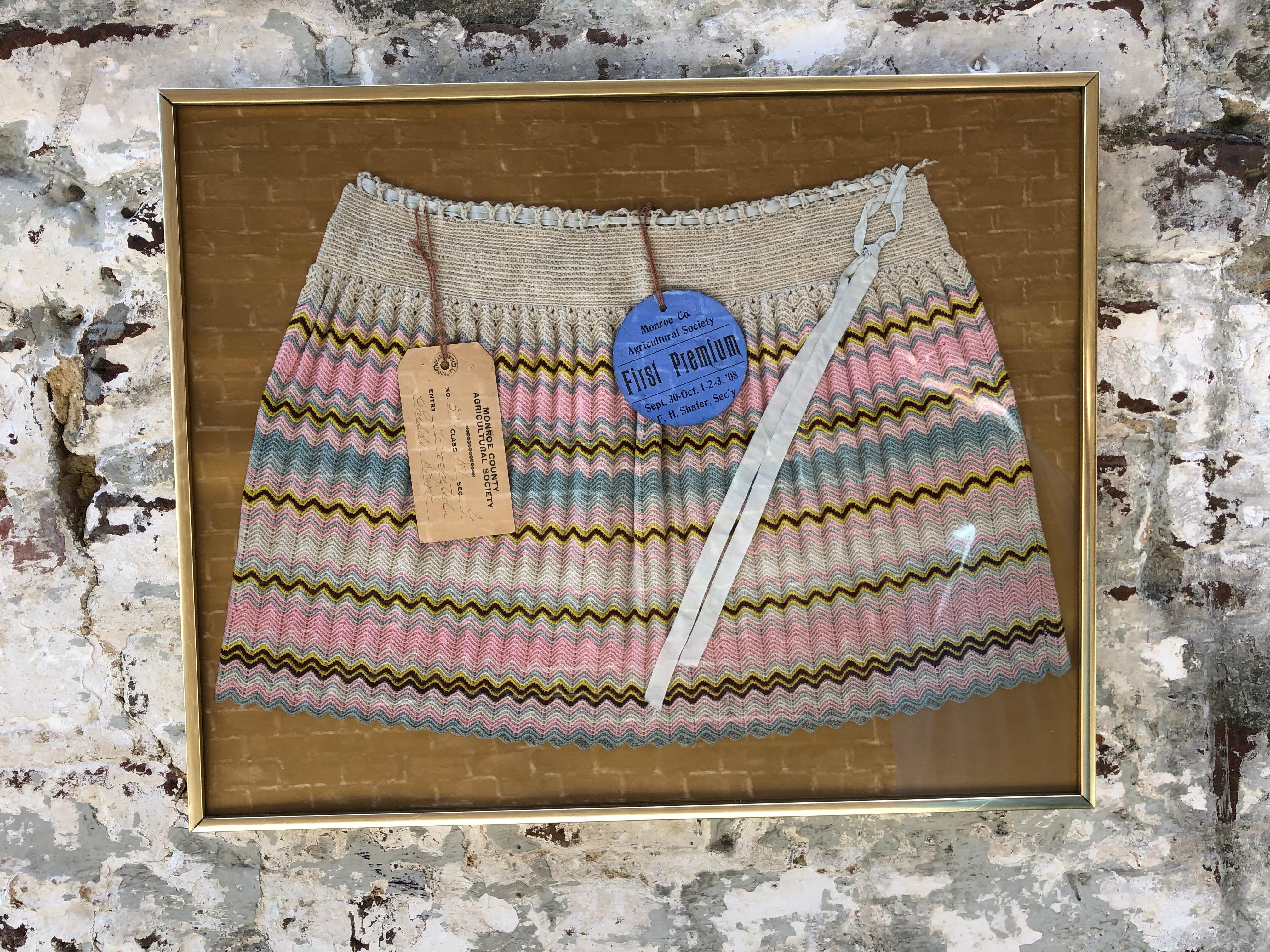 Early 20th Century Hand Crocheted Child's Skirt For Sale