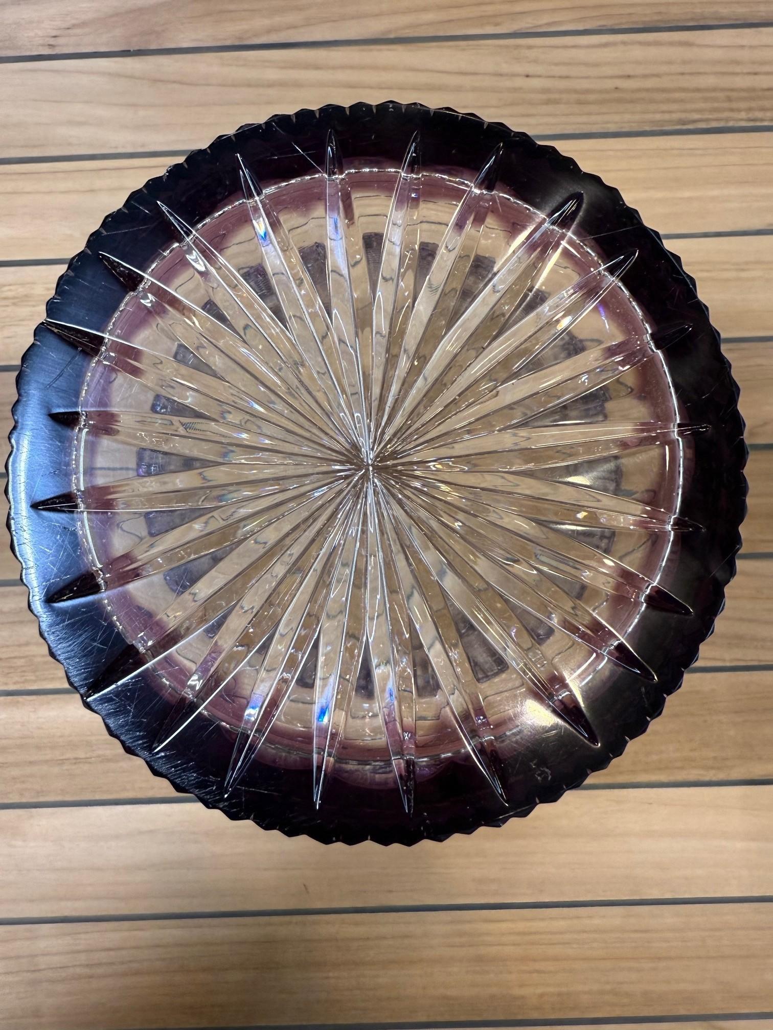 Vase en cristal taillé à la main par Caesar Crystal Bohemiae Co. République tchèque en vente 11