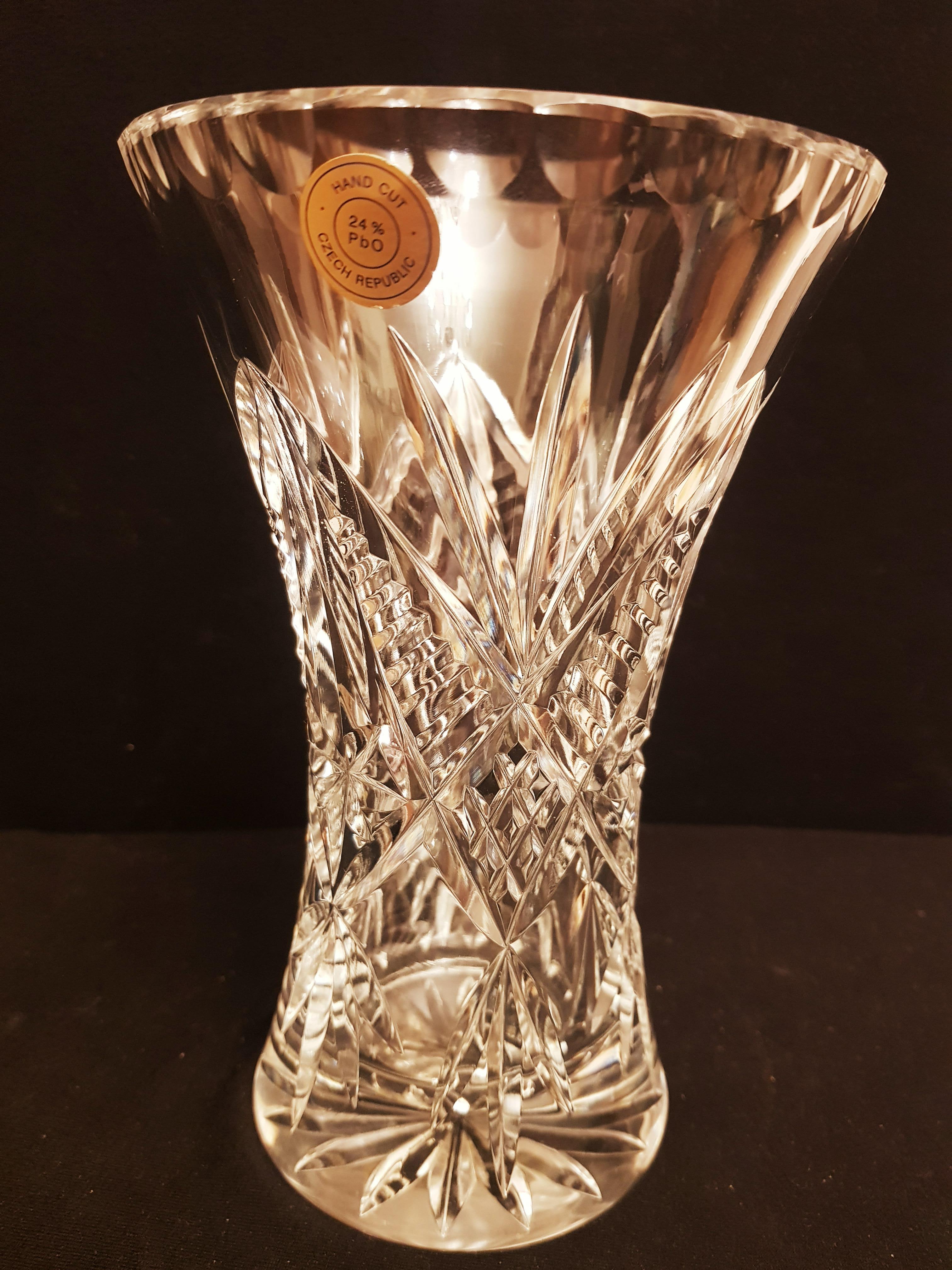 bohemian vase crystal