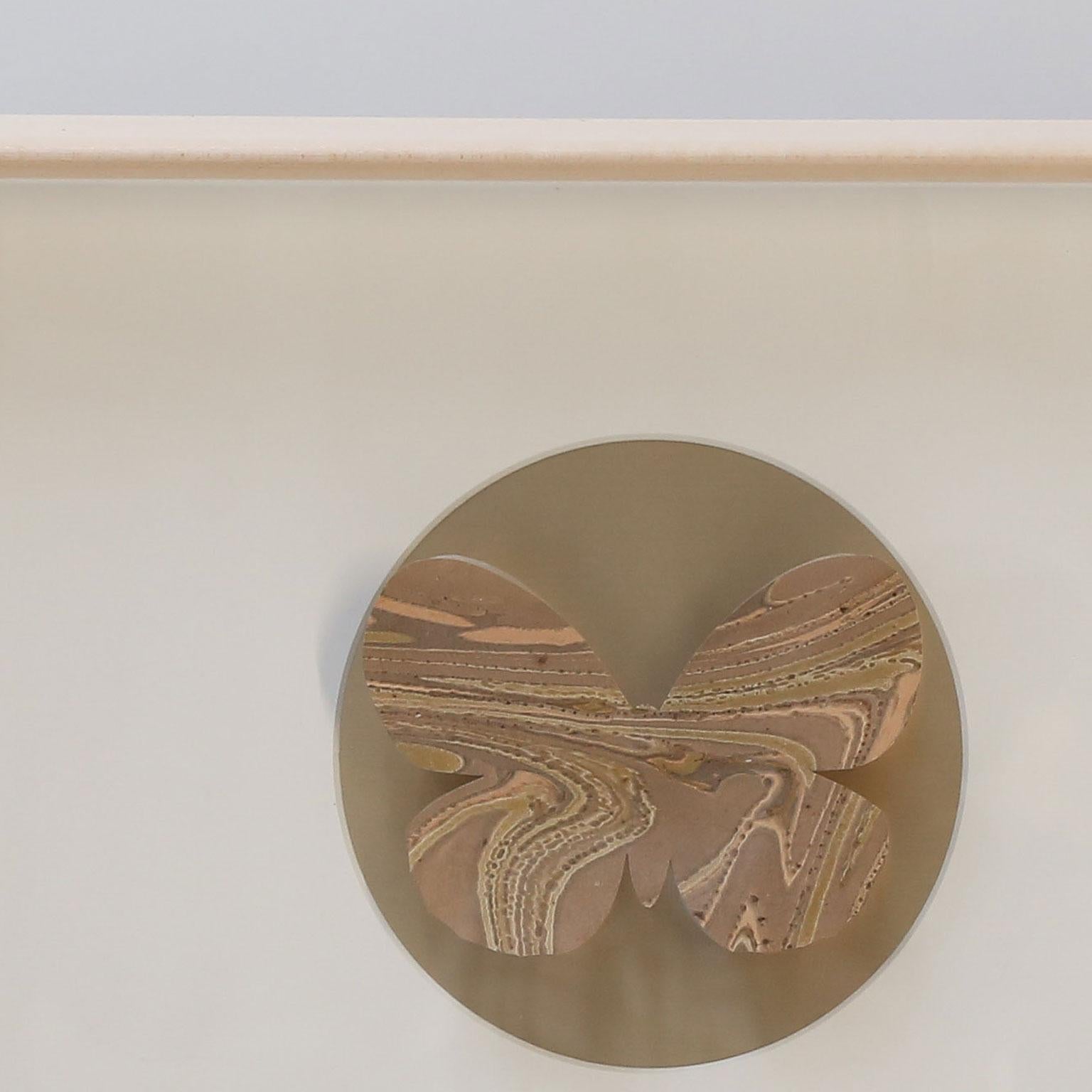 Mid-Century Modern Handcut Paper Butterfly Box