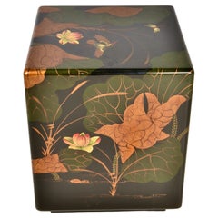 Hand Decorated Cube Table by Maitland-Smith