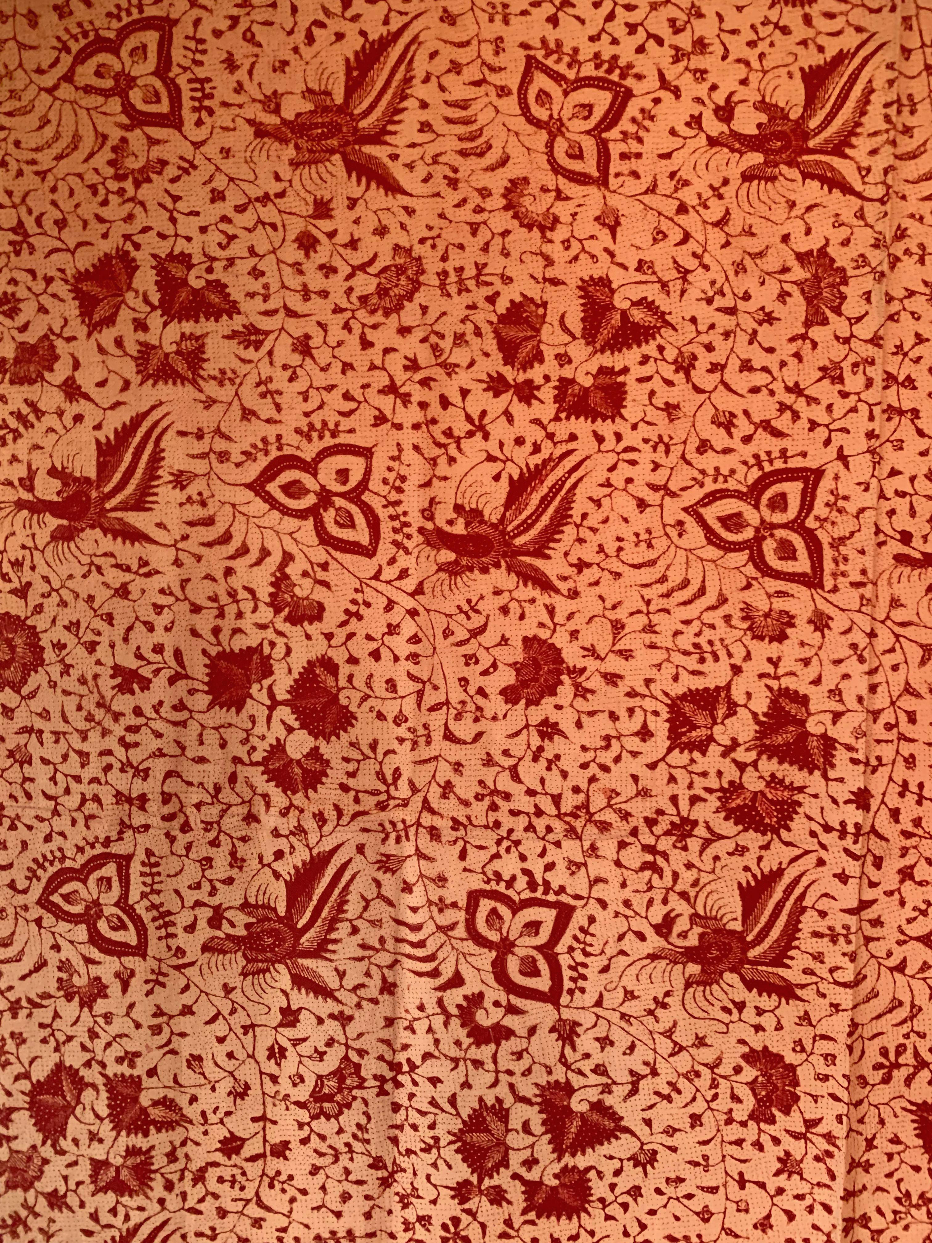 Handgezeichnetes Batik-Textil, aus Java, Indonesien (Sonstiges) im Angebot