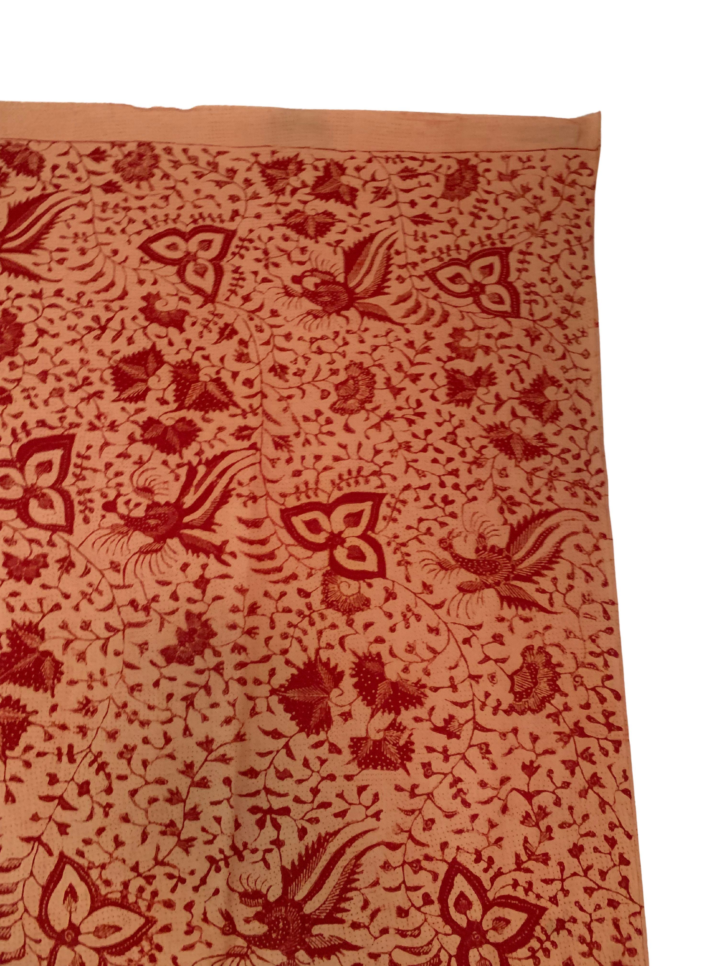 Handgezeichnetes Batik-Textil, aus Java, Indonesien (Indonesisch) im Angebot