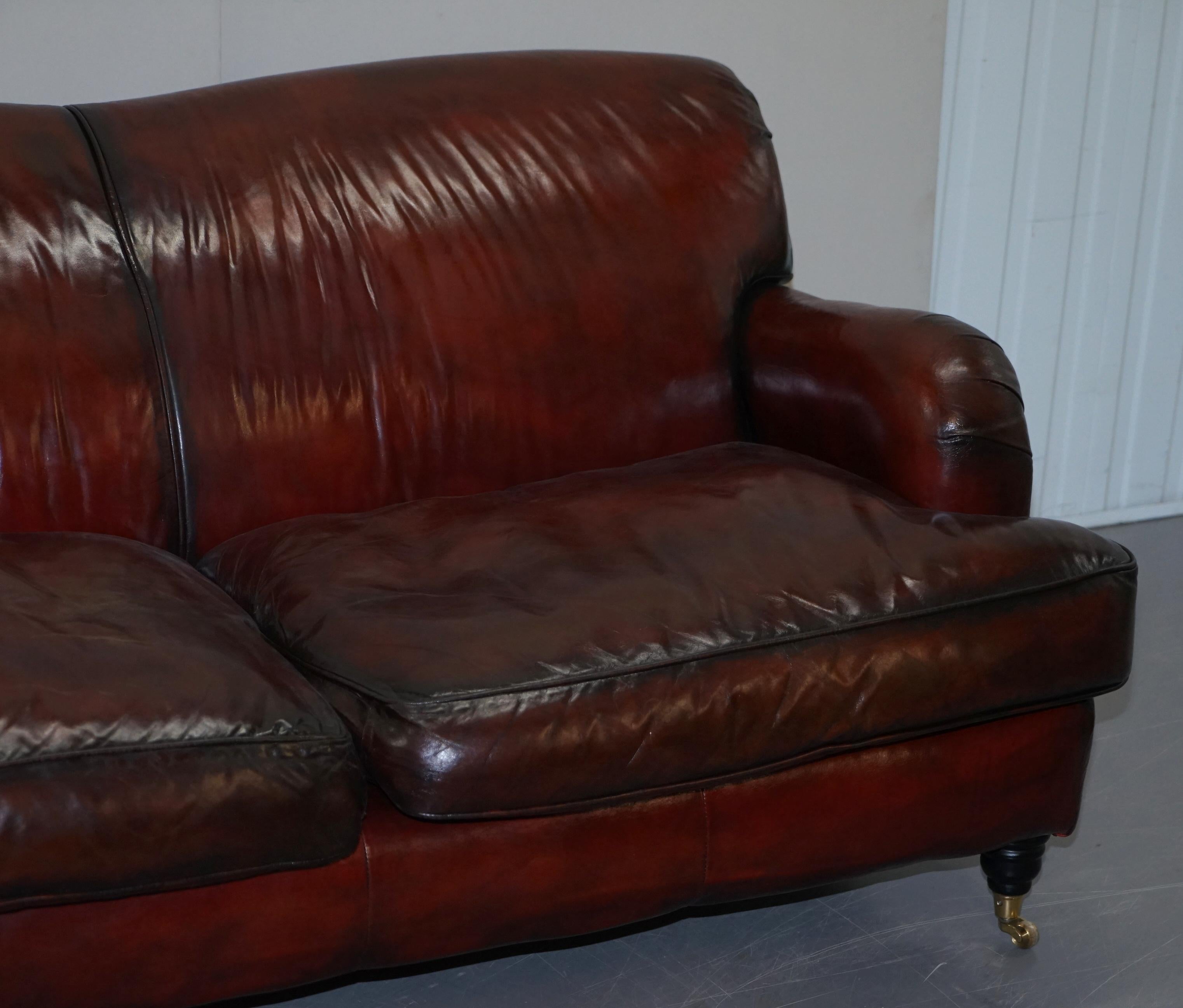 bordeaux leather sofa