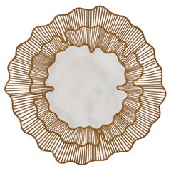 Handbestickte kreisförmige Elegance Platzsets (4er-Set)