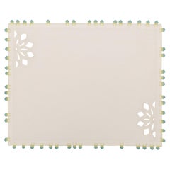 Hand Embroidered & Crochet Placemats (Set of 4)