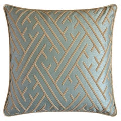 Hand embroidered cushion by Beaumont & Fletcher
