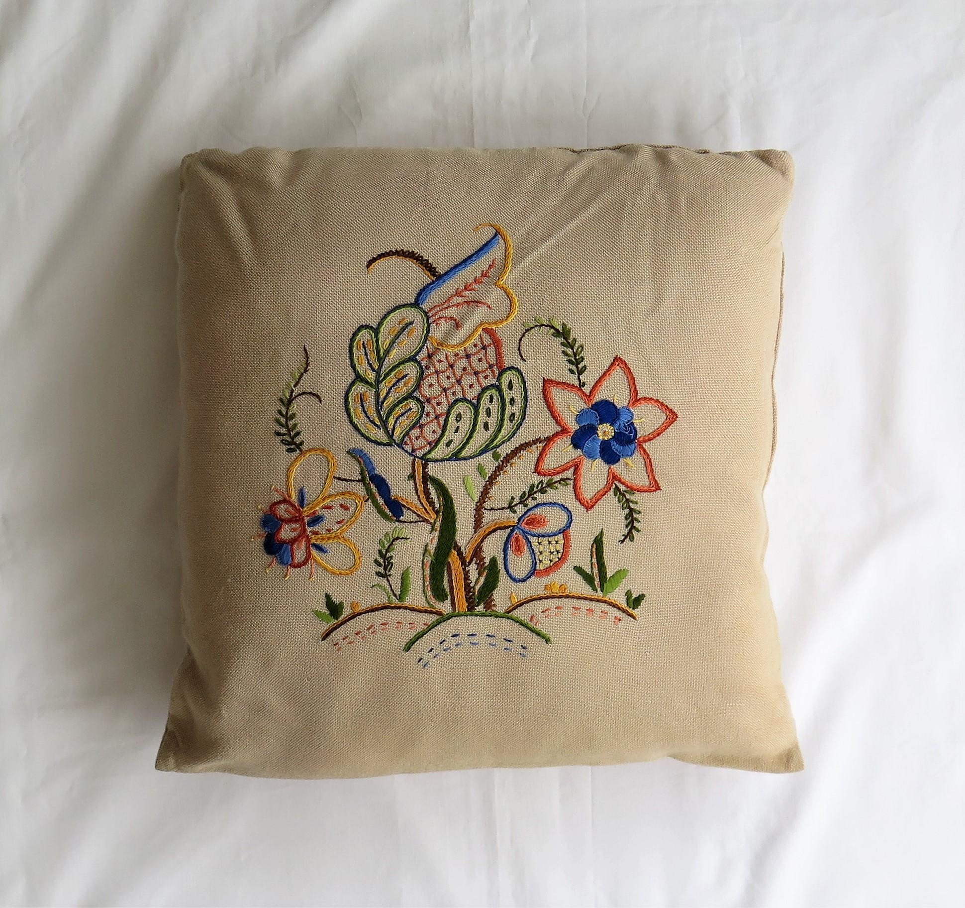 vintage embroidered pillows