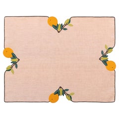 Hand Embroidered Farm to Table Placemats (Set of 4)