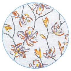Hand Embroidered Floral Fresco Placemats (Set of 4)