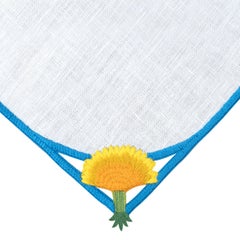 Hand Embroidered Heirloom Petals Napkin (Set of 4)