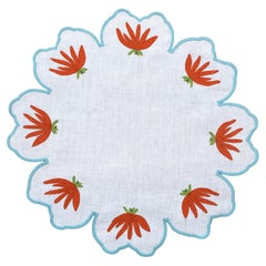 Handgestickte Heirloom-Petals-Platzsets (4er-Set)