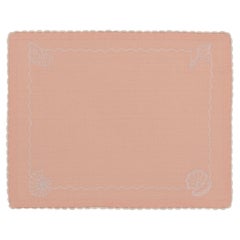 Handbestickte Tischsets mit Meeresmotiven (4er-Set)