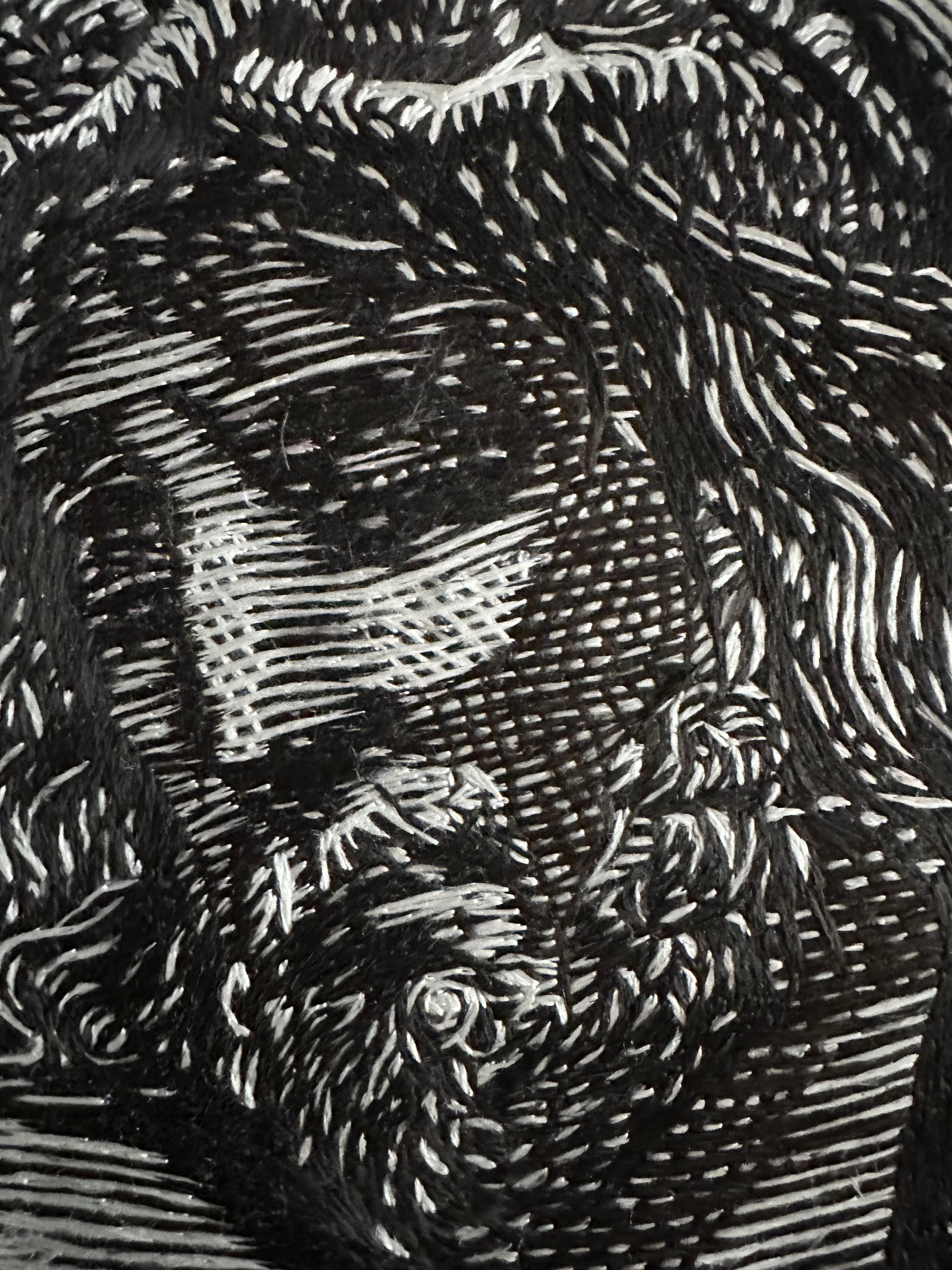 Wall Decoration Handmade Silk Embroidered Tapestry, Jesus For Sale 4