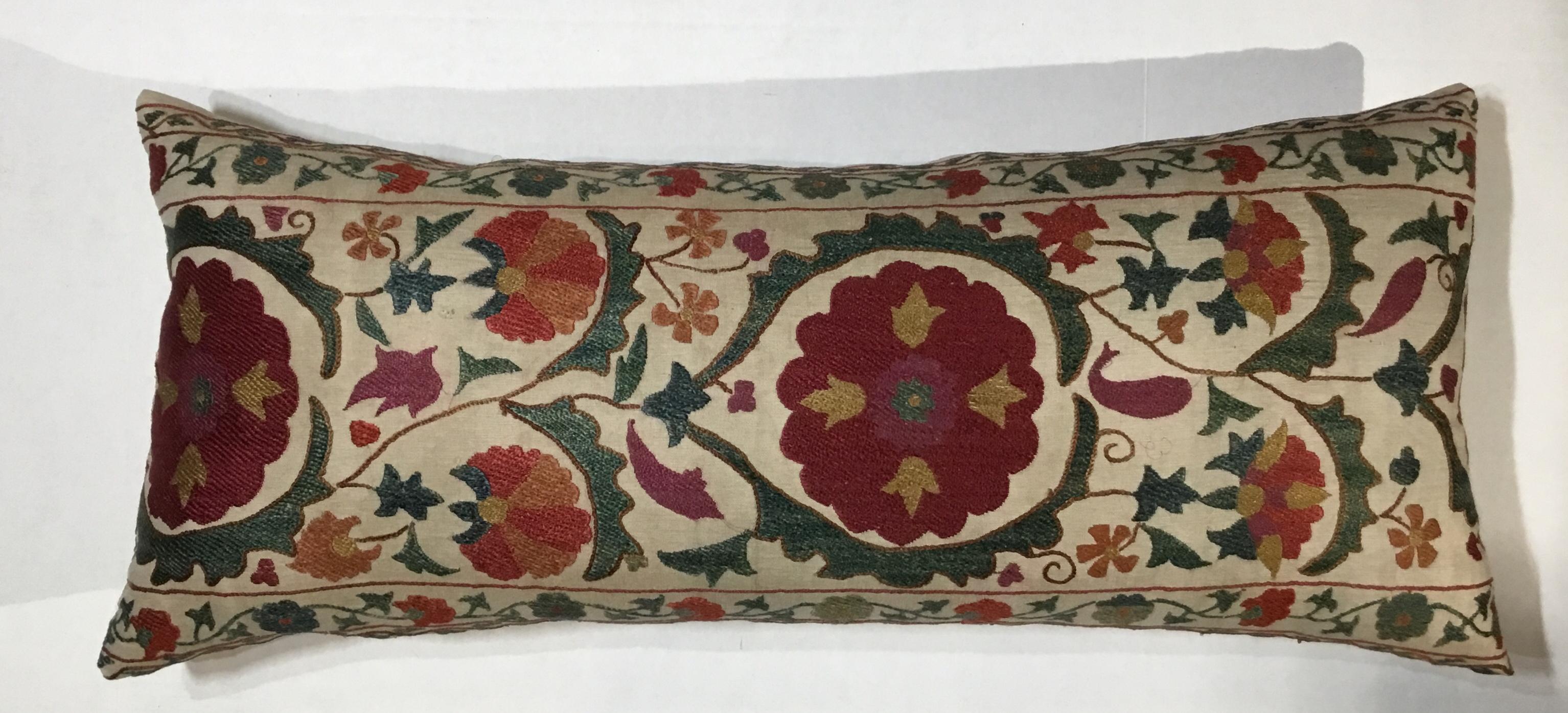 Hand Embroidered Suzani Pillow 2