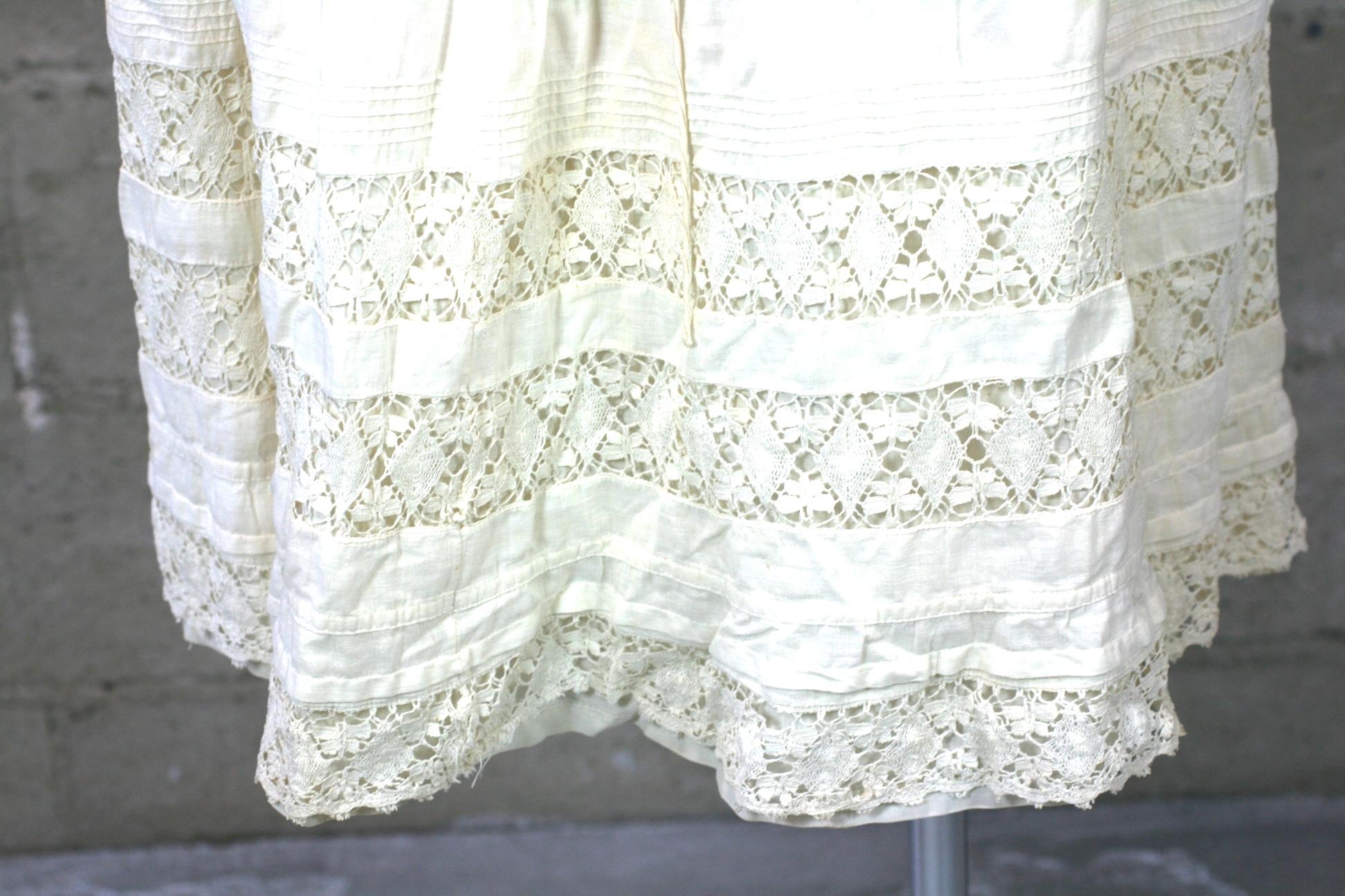 Hand Embroidered Victorian Petticoat, Studio VL For Sale 2