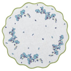 Handgestickte Vintage Floral Tischsets (4er Set)