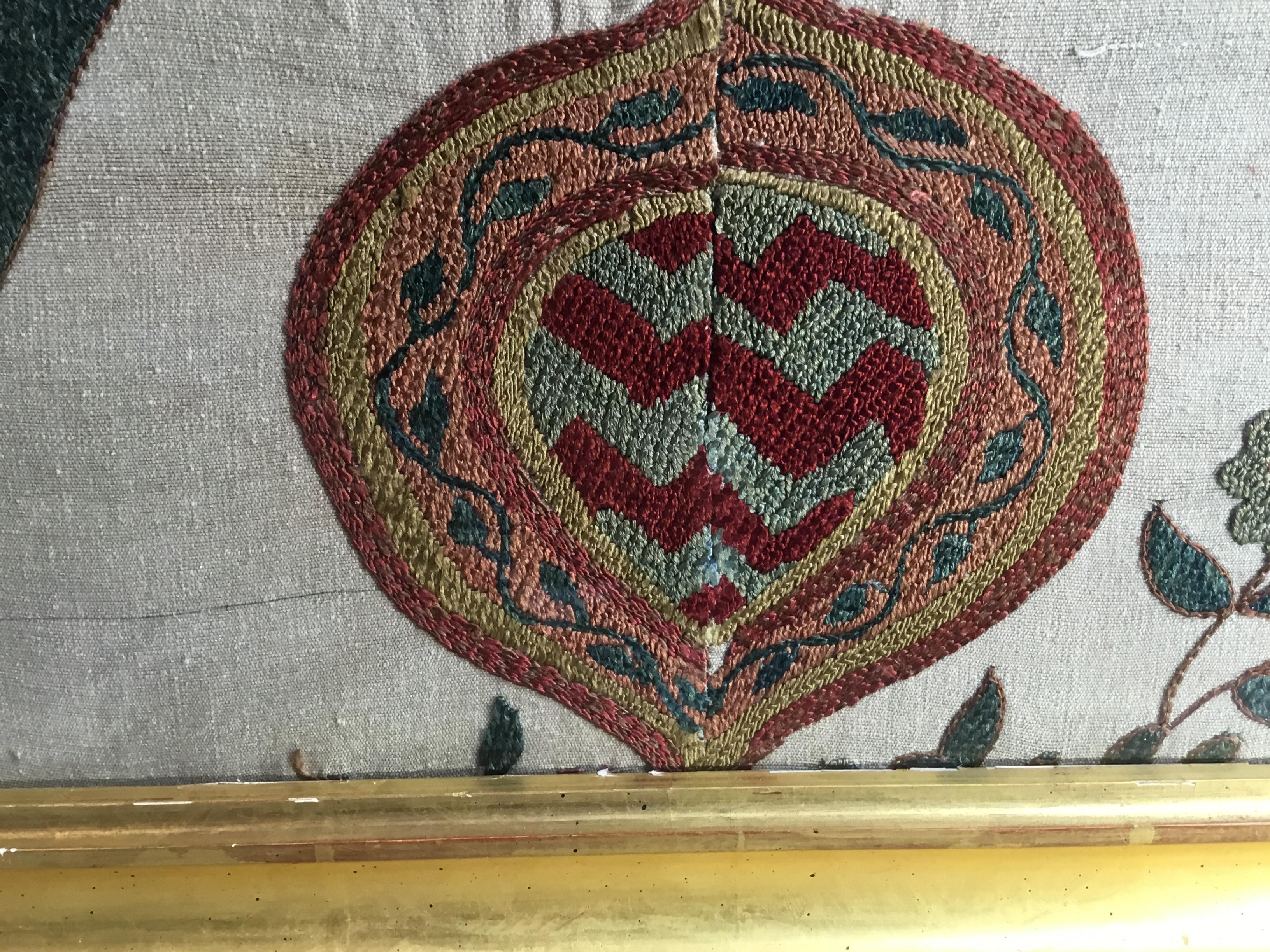Hand Embroidery Silk Suzani Textile 3