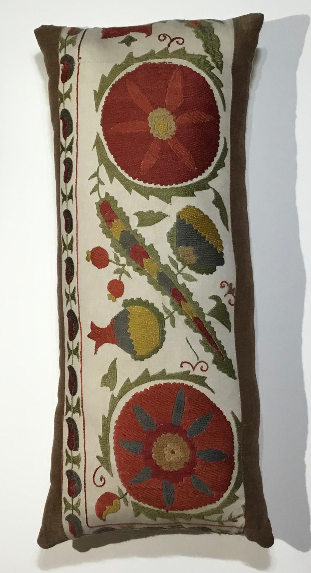 Uzbek Hand Embroidery Suzani Pillow