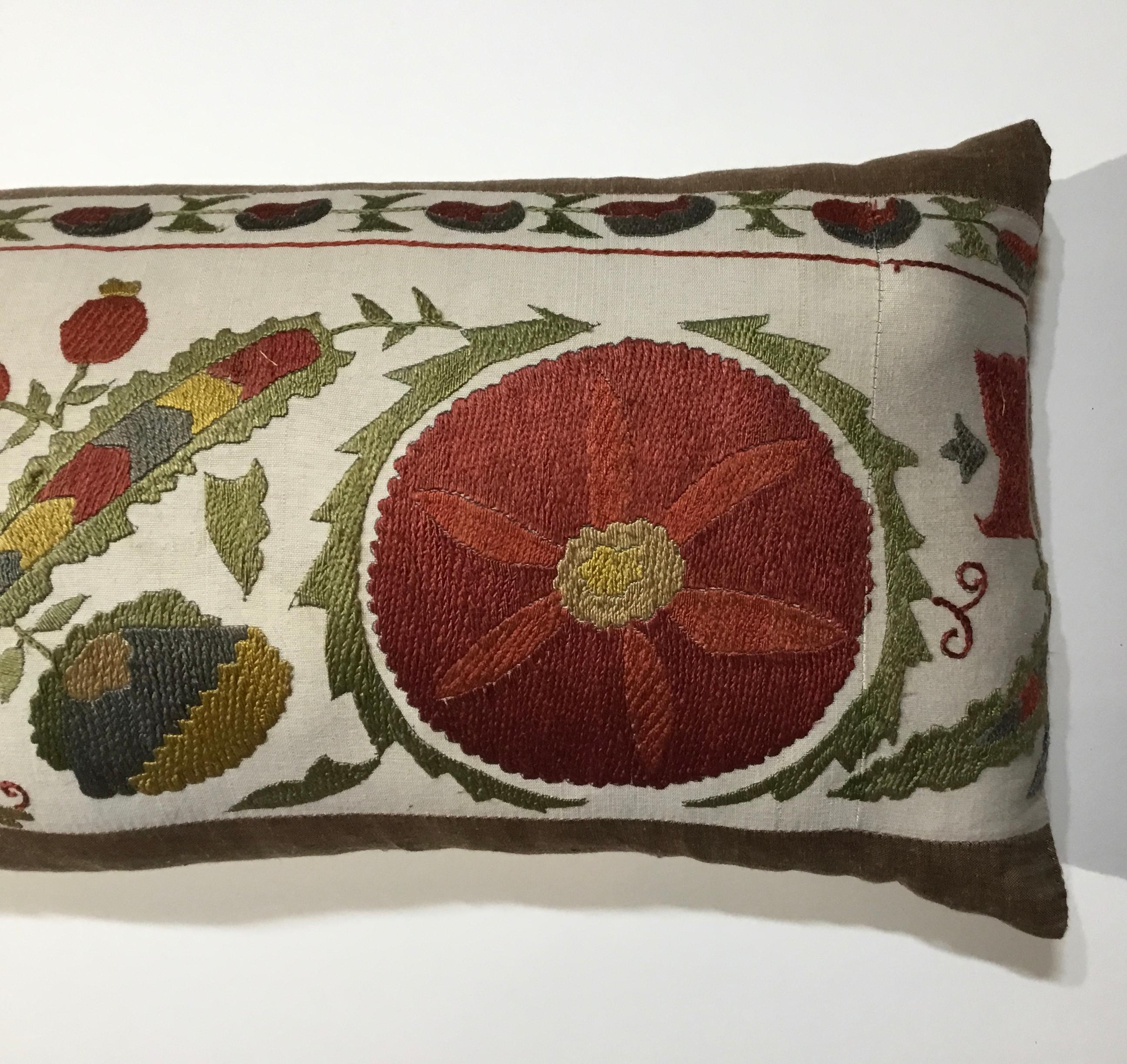 Hand Embroidery Suzani Pillow 1