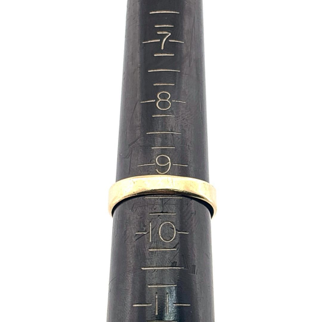 Handgravierter 14K Gelb & Weißgold Smaragdschliff 3,50ctw Synthetischer Rubin Ring im Angebot 4