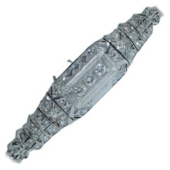 Hand Engraved Filigree Bracelet Set with 2 Carat Total Weight in Diamonds